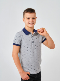 Поло SMIL Модель smil_114112-risunok-na-serom Фото