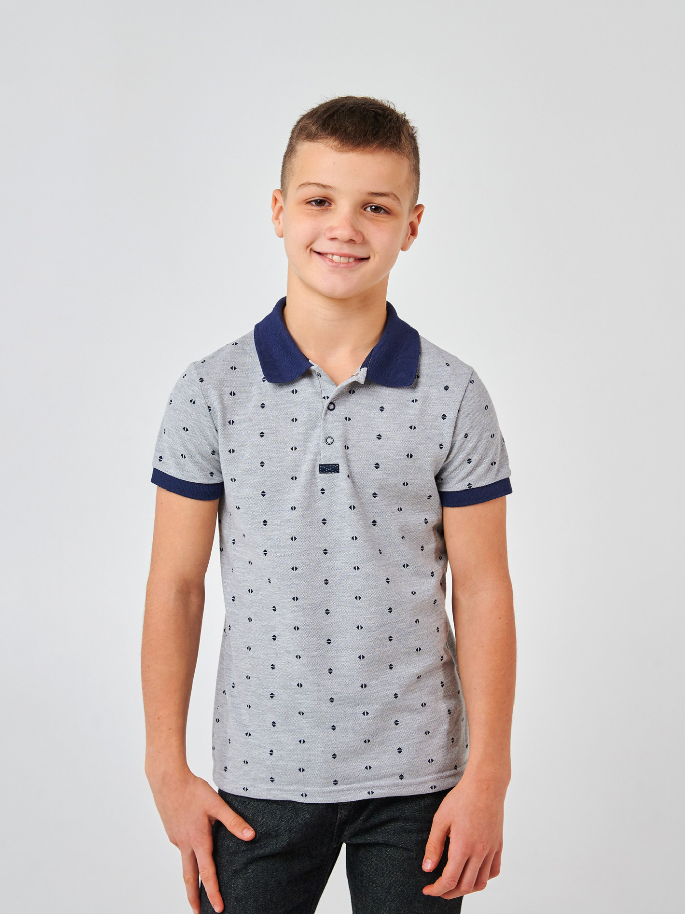 Поло SMIL модель smil_114112-risunok-na-serom Фото