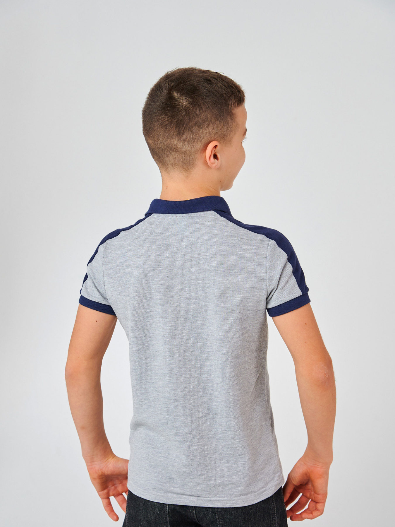 Поло SMIL Модель smil_114119-seryj-melanz Фото