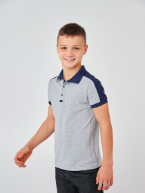 Поло SMIL Модель smil_114119-seryj-melanz Фото