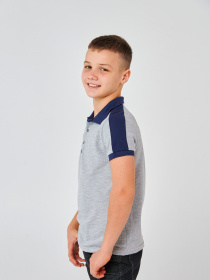 Поло SMIL модель smil_114119-seryj-melanz Фото