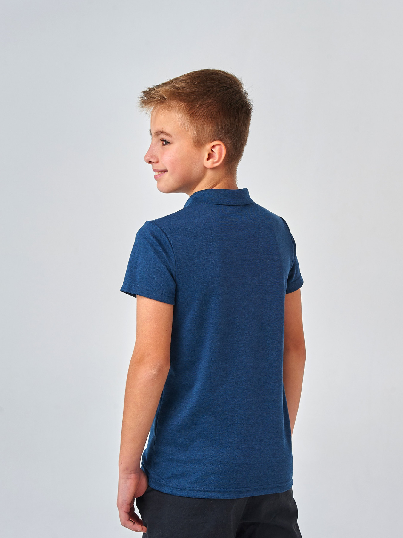 Поло SMIL модель smil_114121-sinij-melanz Фото