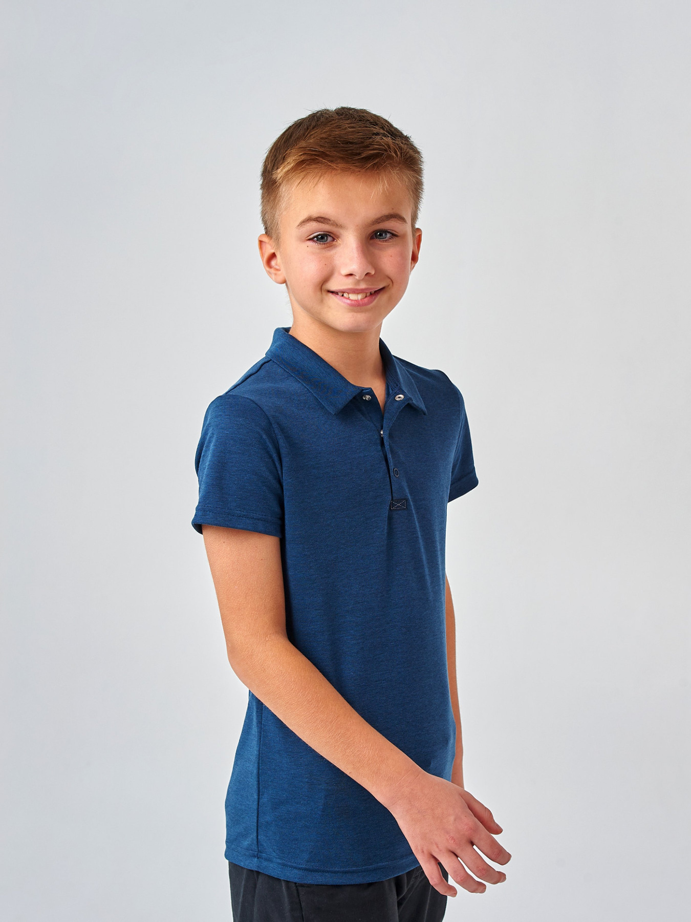 Поло SMIL модель smil_114121-sinij-melanz Фото