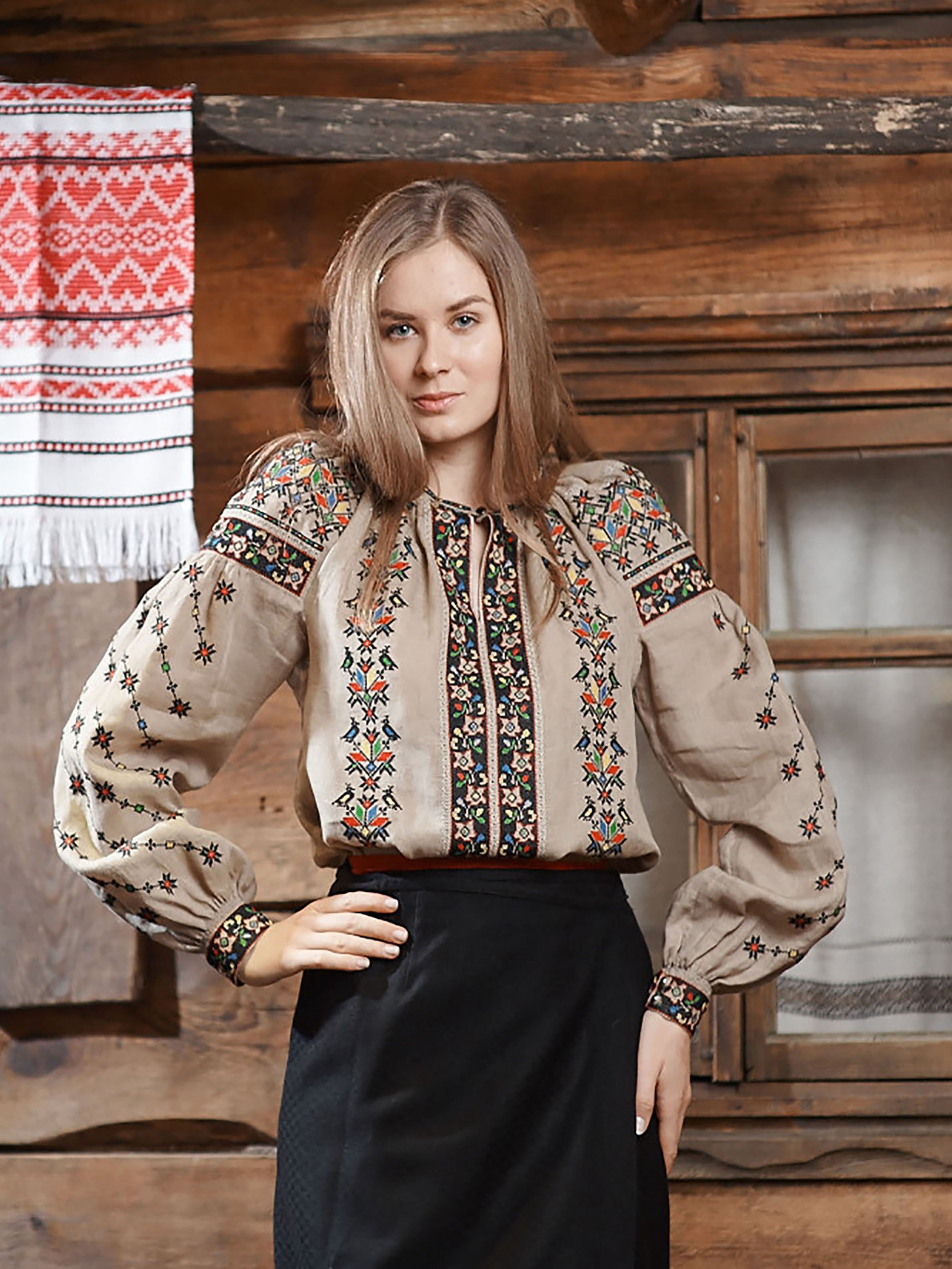 Вышитая рубашка Едельвіка модель 94-22-00 Фото