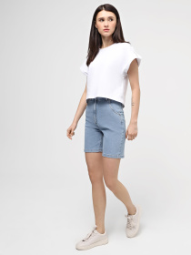 Шорти джинсові A.G.N.A модель AG-2025-LIGHT Фото