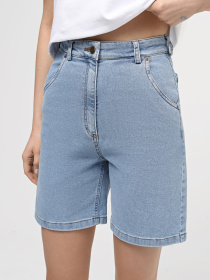 Шорти джинсові A.G.N.A модель AG-2025-LIGHT Фото