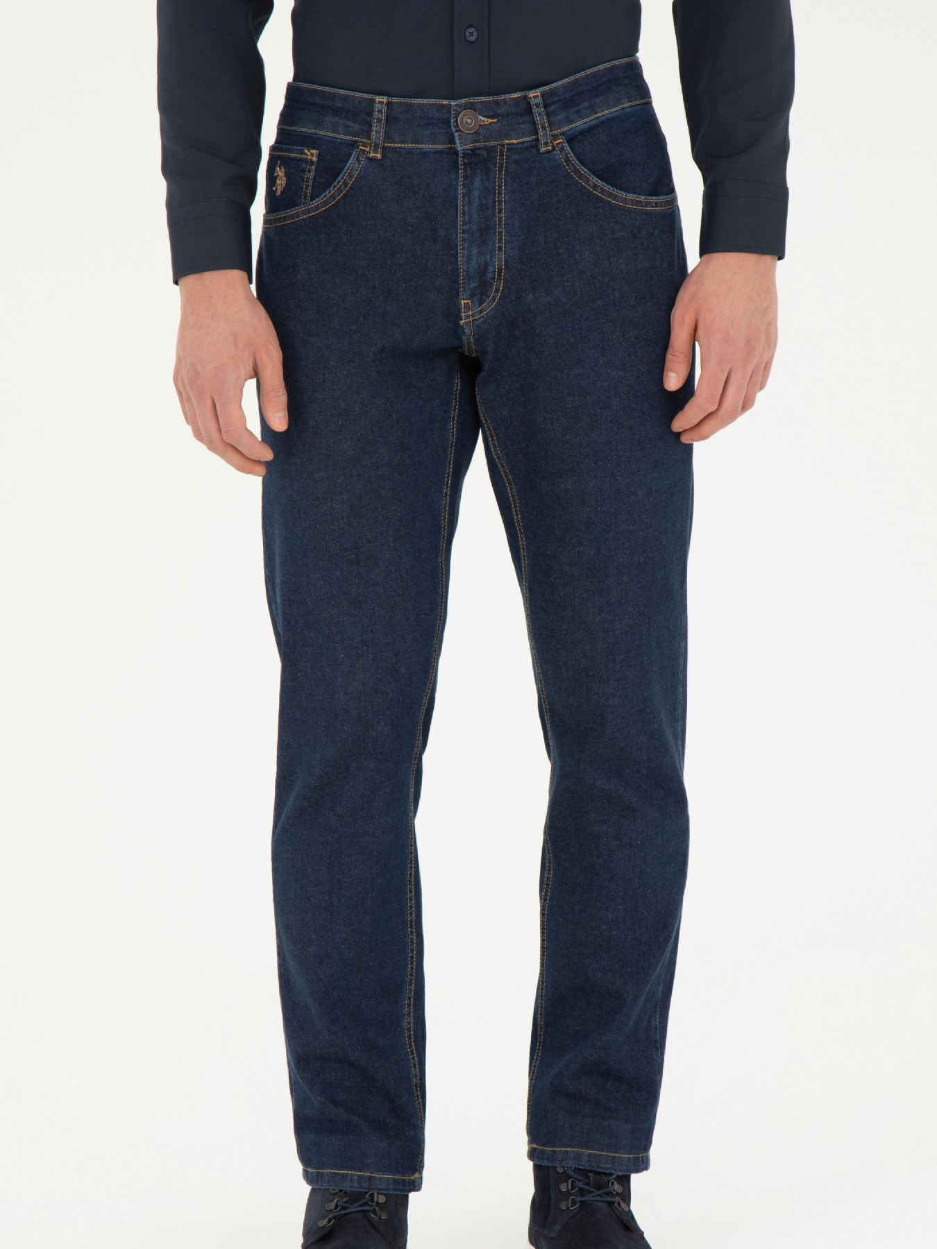 Зауженные джинсы US Polo модель USPAINT.1602295.DN0023 Фото
