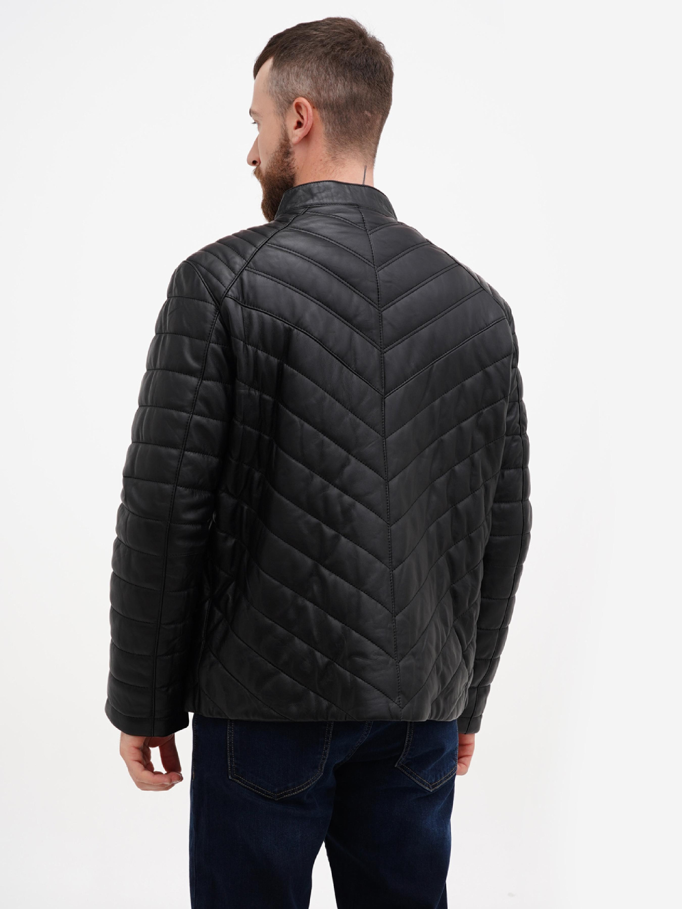 Шкіряна куртка US Polo модель USPA.K9035.VR046 Шкіряна куртка US Polo модель USPA.K9035.VR046 Фото