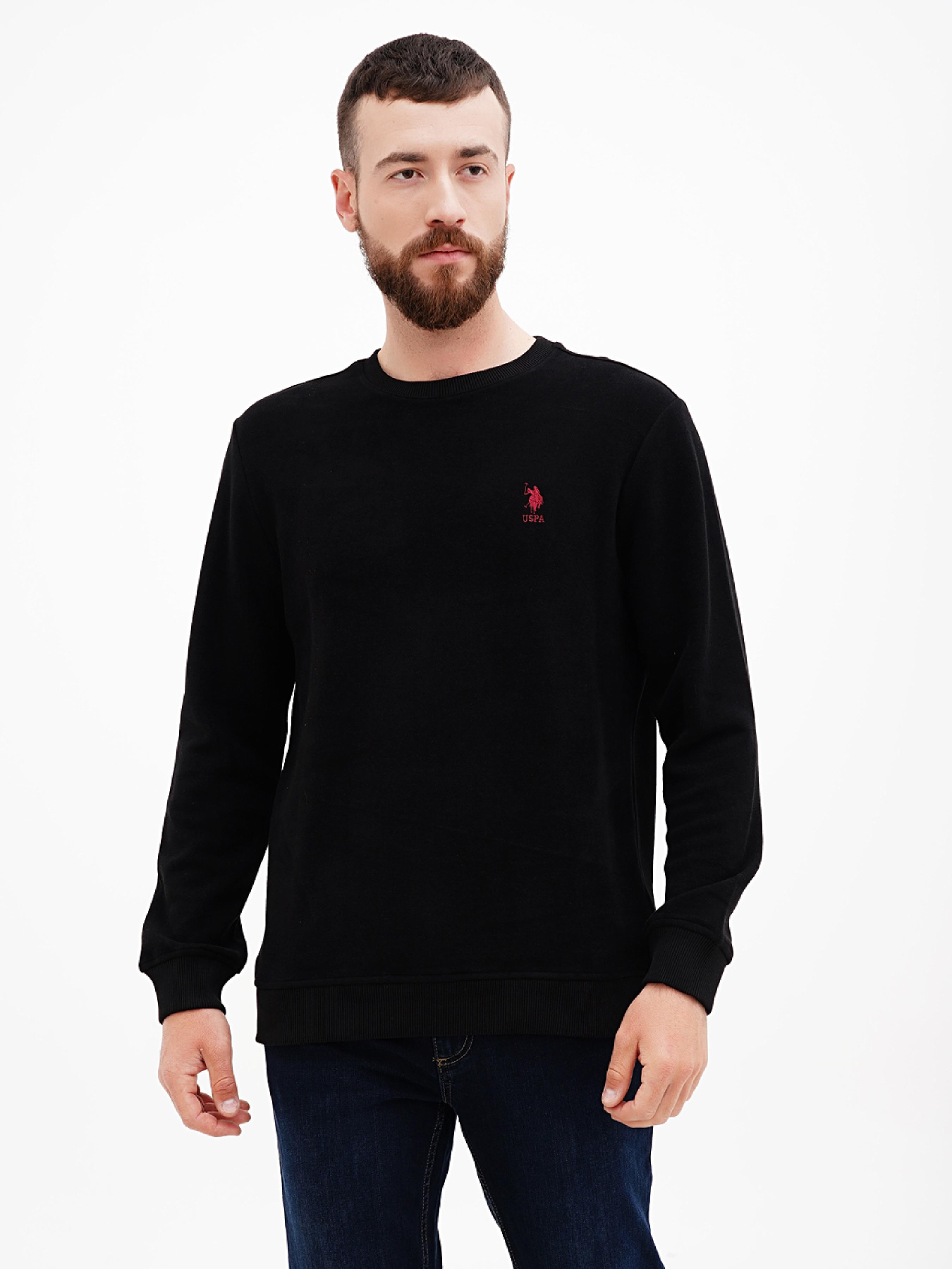 Світшот US Polo модель USPA.1630000.VR046 Фото