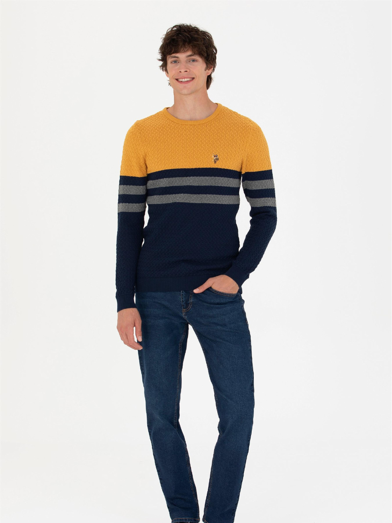 Зауженные джинсы US Polo модель G081SZ080.000.1688415.DN0022 Фото