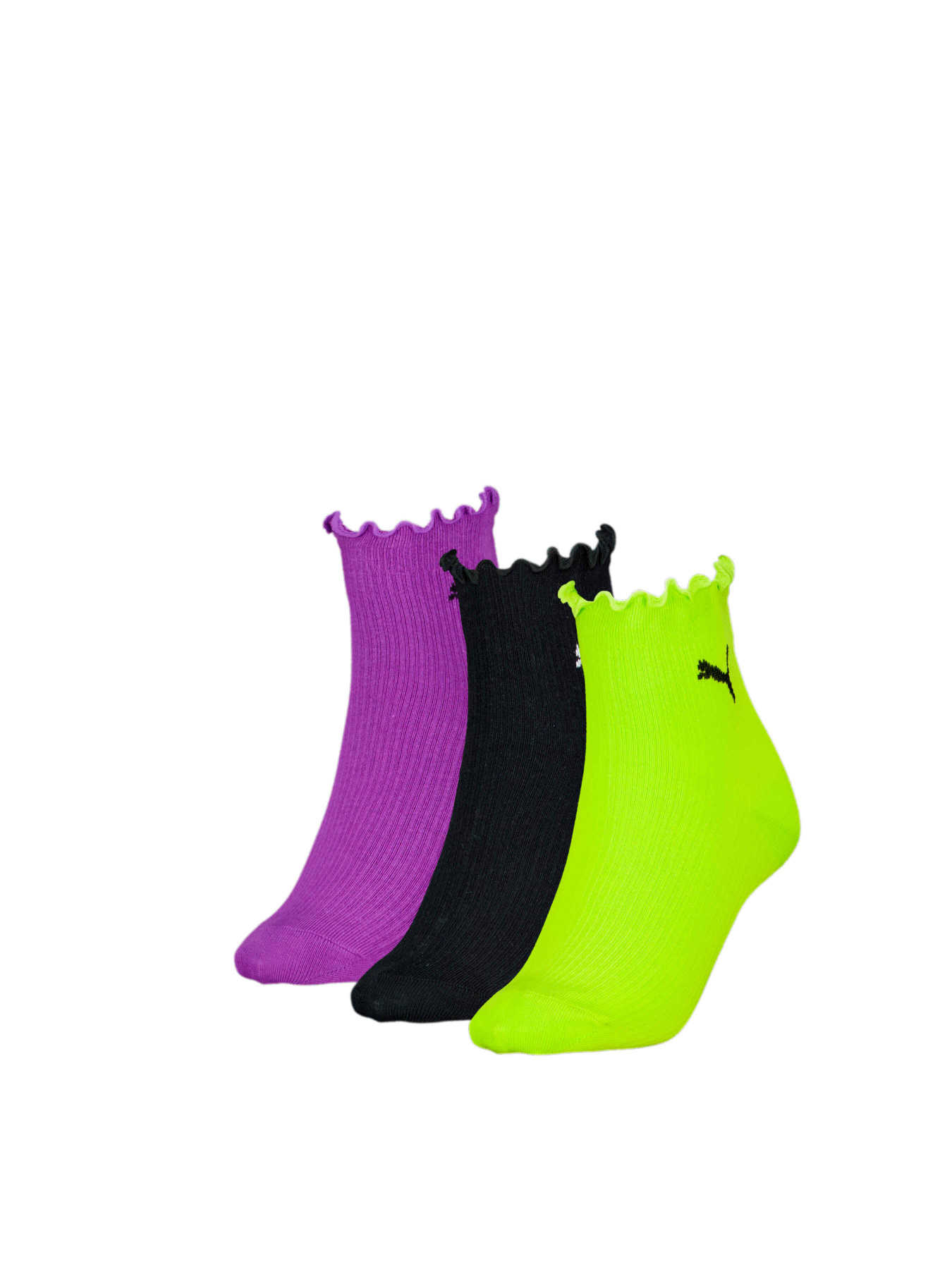 Набор носков PUMA Women Ruffle Quarter 3p модель 938398 Фото