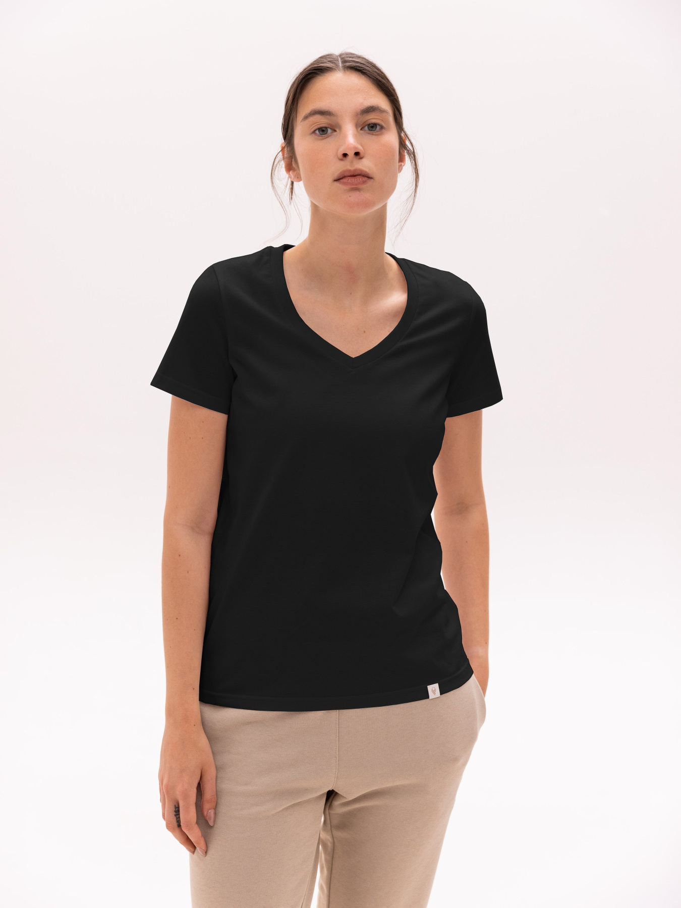 Футболка Роза модель 231108_black Фото