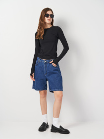 Лонгслив Роза модель 231023_black Лонгслив Роза модель 231023_black Фото