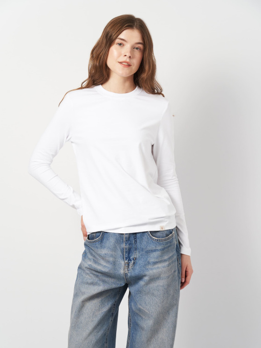 Лонгслив Роза модель 231109_white Фото