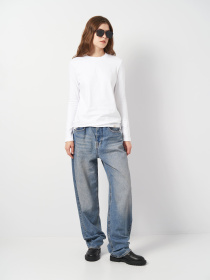 Лонгслив Роза модель 231109_white Фото