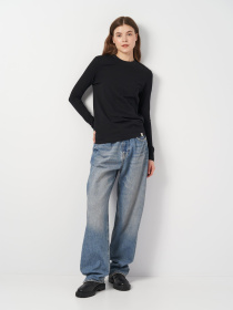 Лонгслив Роза модель 231109_black Фото