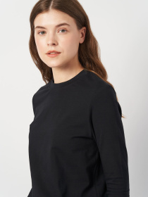 Лонгслив Роза модель 231109_black Фото