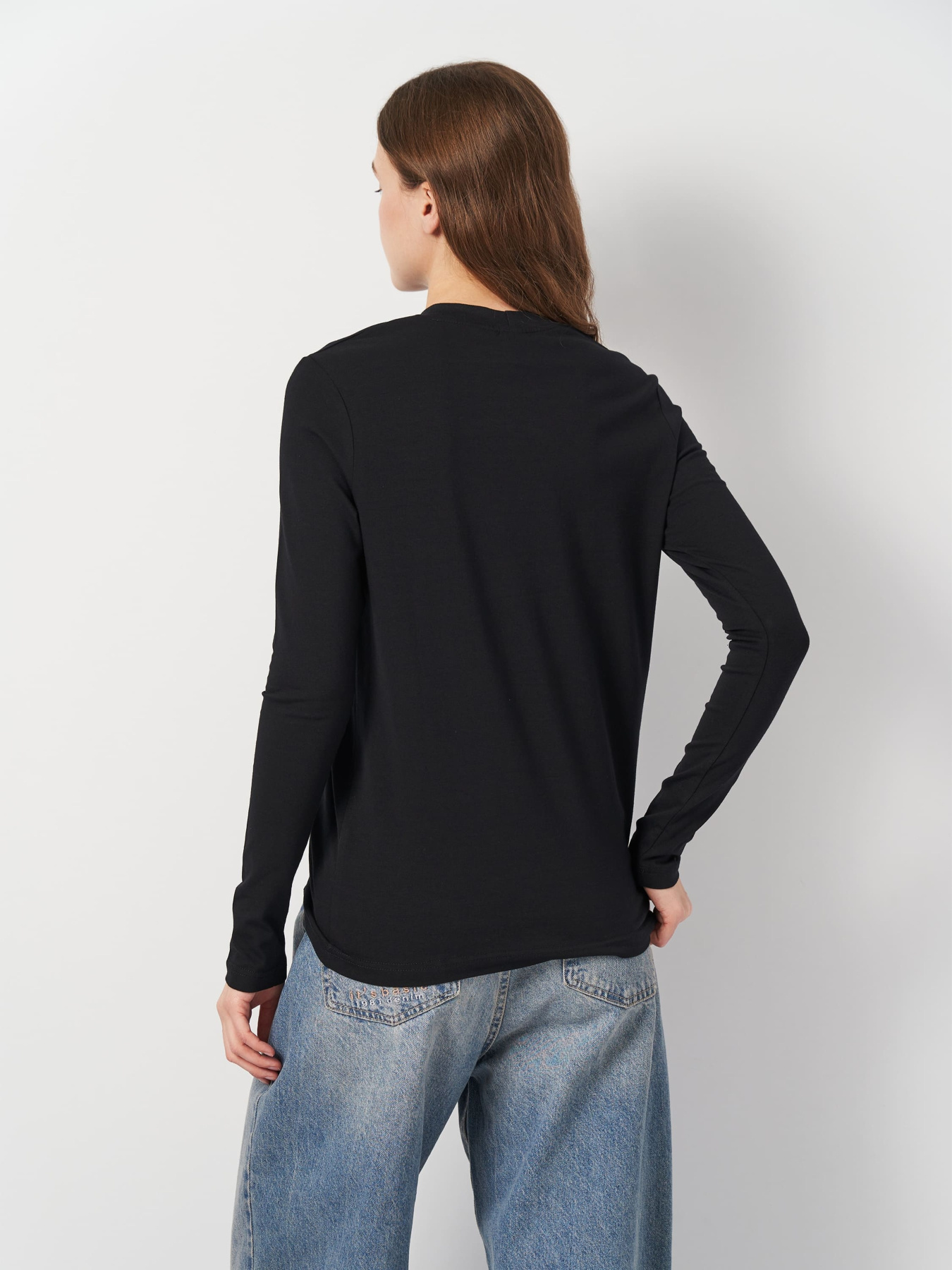 Лонгслів Роза модель 231109_black Лонгслів Роза модель 231109_black Фото