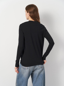 Лонгслів Роза модель 231109_black Лонгслів Роза модель 231109_black Фото