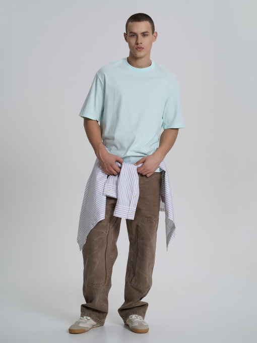 Футболка Роза Модель 230926_turquoise Фото