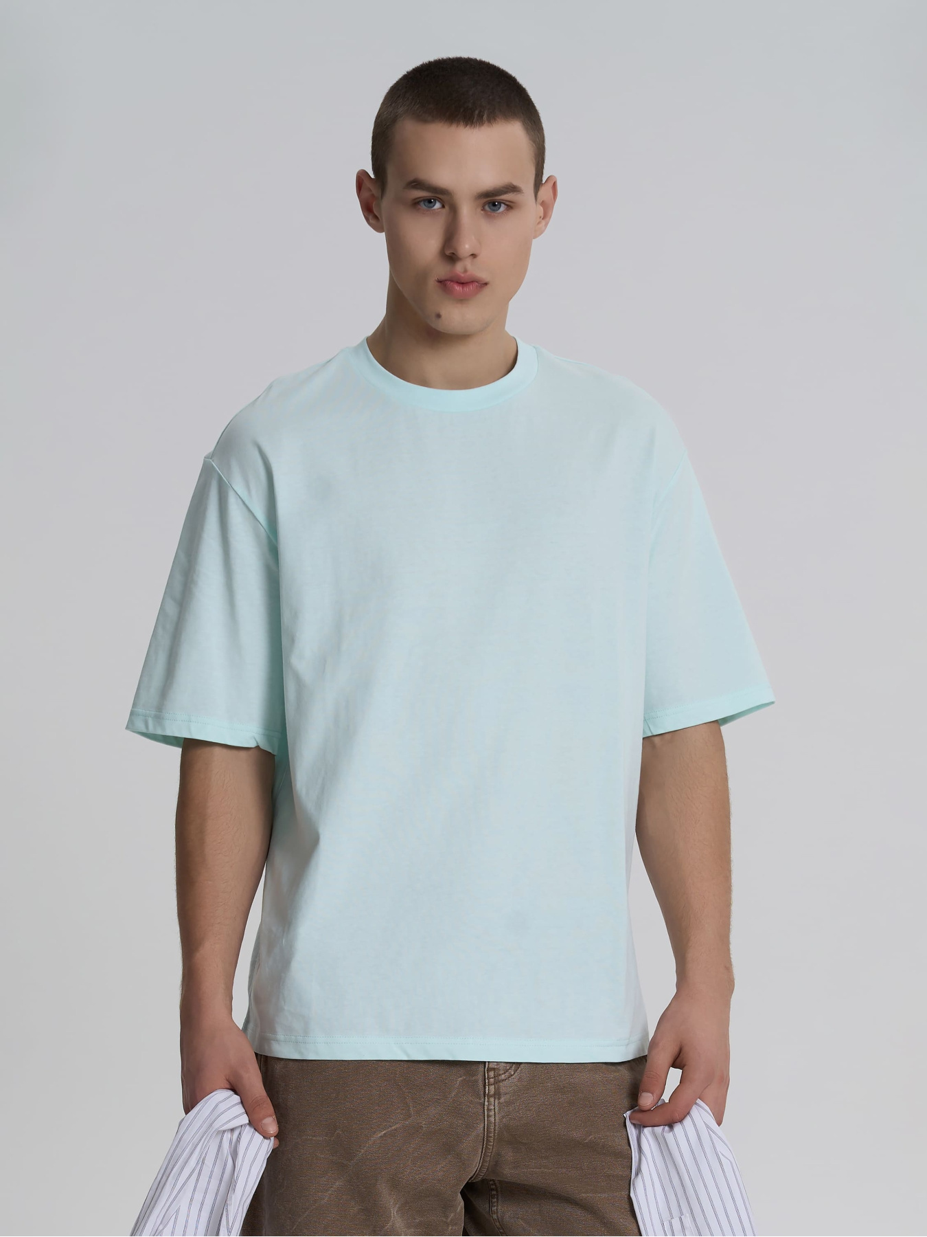 Футболка Роза модель 230926_turquoise Фото