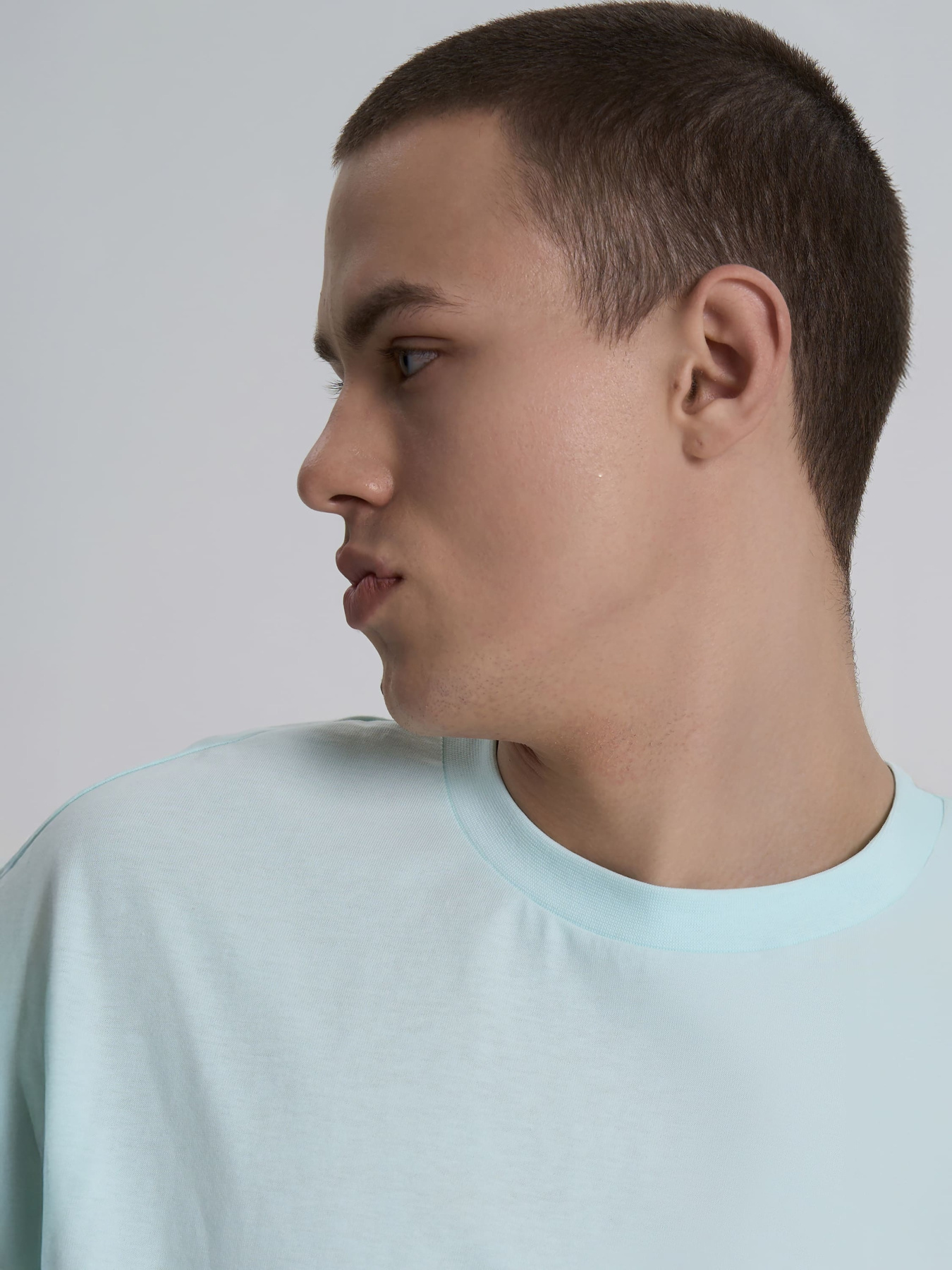 Футболка Роза модель 230926_turquoise Фото