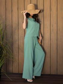 Костюм ISSA Plus модель 13451A_оливковый Фото