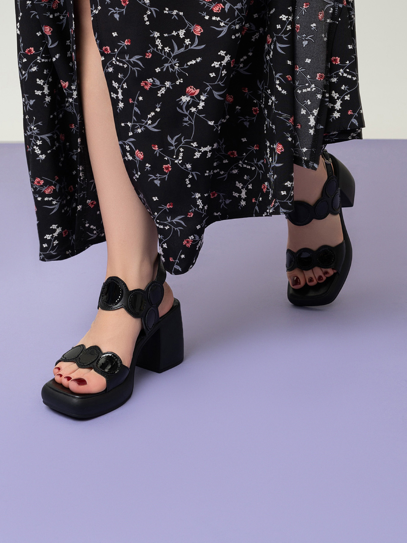 Босоніжки ISSA Plus модель OB2-482_черный Фото