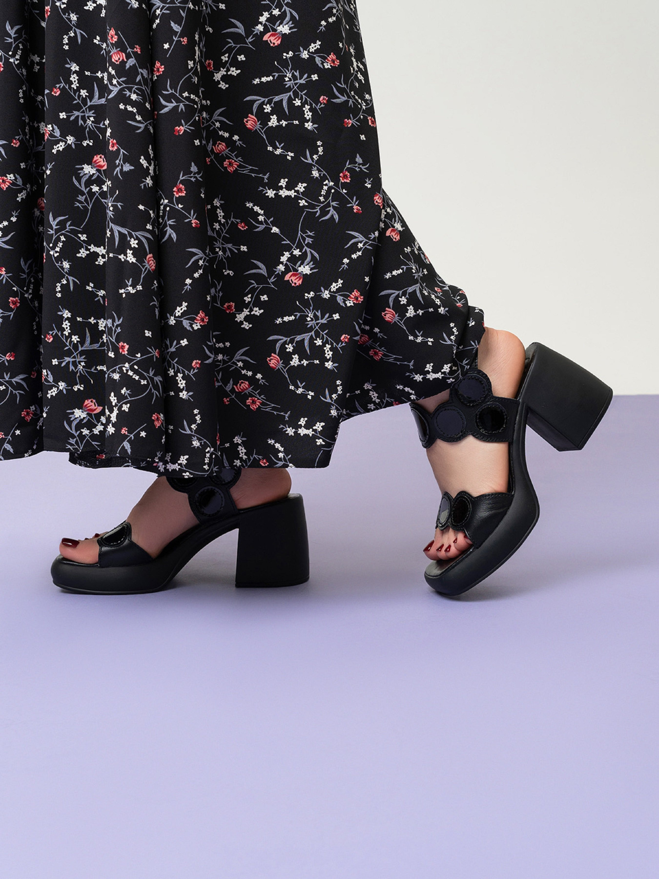 Босоножки ISSA Plus модель OB2-482_черный Фото