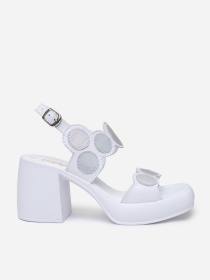 Босоніжки ISSA Plus модель OB2-482_белый Босоніжки ISSA Plus модель OB2-482_белый Фото