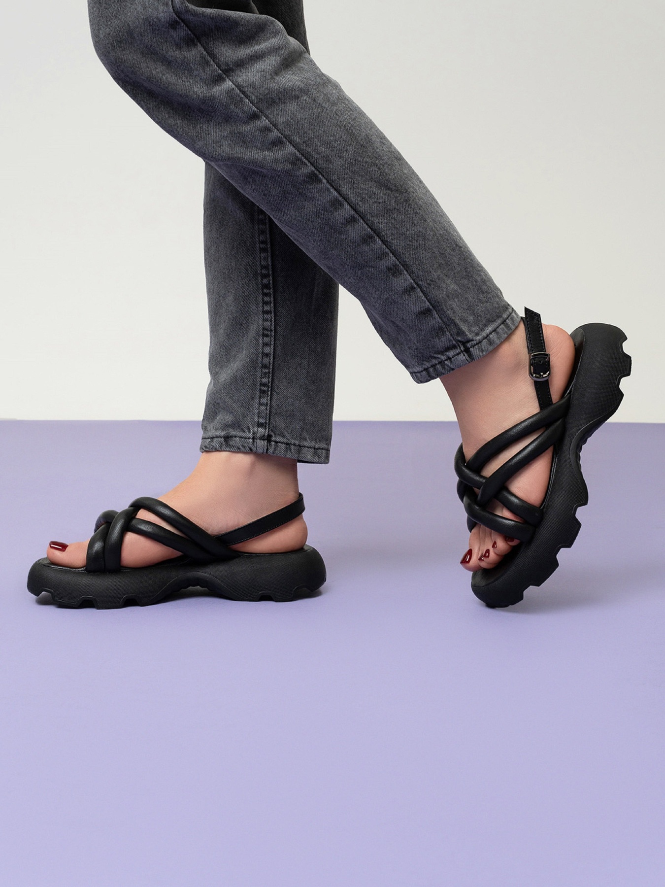 Сандалії ISSA Plus модель OB2-483_черный Фото