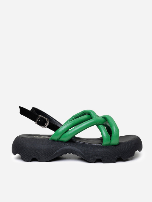 Сандалии ISSA Plus модель OB2-483_зеленый Фото