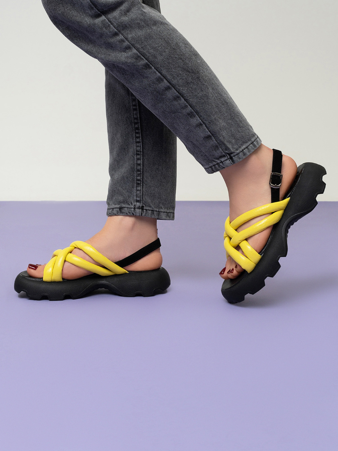 Сандалии ISSA Plus модель OB2-483_желтый Фото