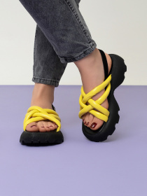 Сандалии ISSA Plus модель OB2-483_желтый Фото