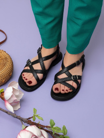 Сандалии ISSA Plus модель OB2-484_черный Фото