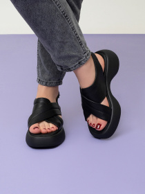 Босоножки ISSA Plus модель OB2-485_черный Фото