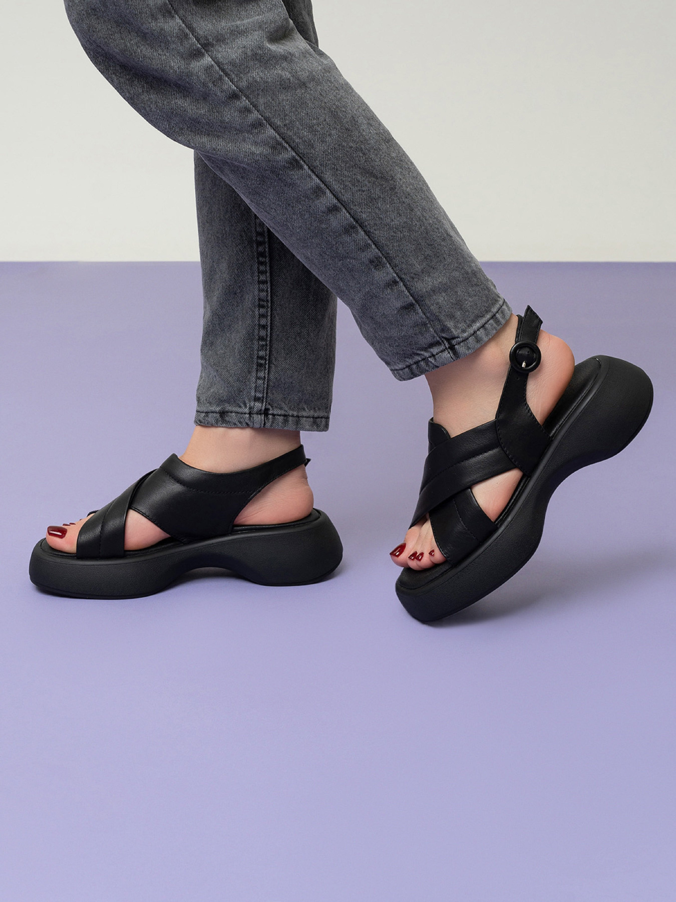 Босоножки ISSA Plus модель OB2-485_черный Фото