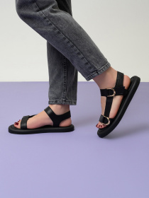 Сандалії ISSA Plus модель OB2-487_черный Фото