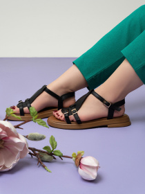 Сандалії ISSA Plus модель OB2-488_черный Фото