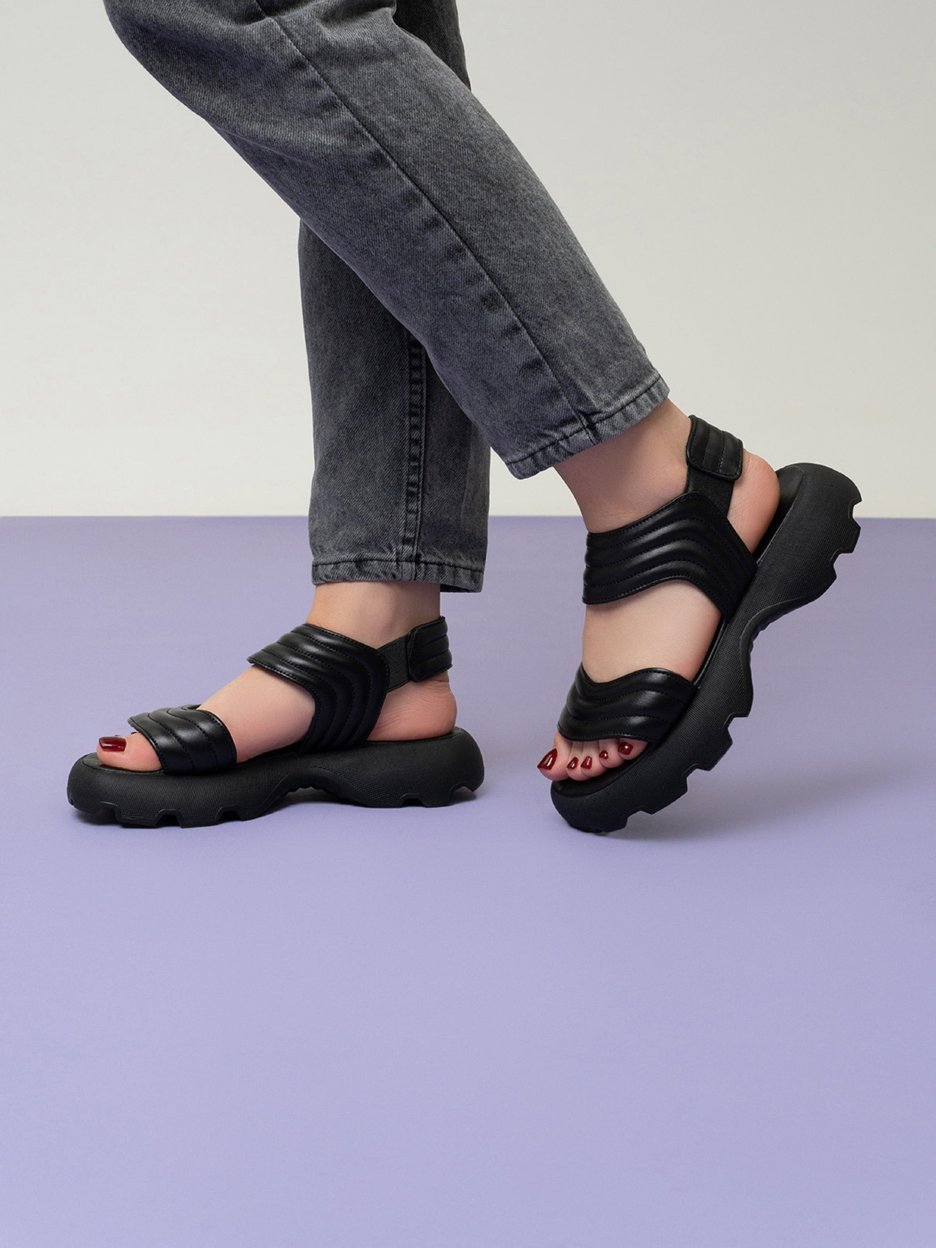 Сандалії ISSA Plus модель OB2-489_черный Фото