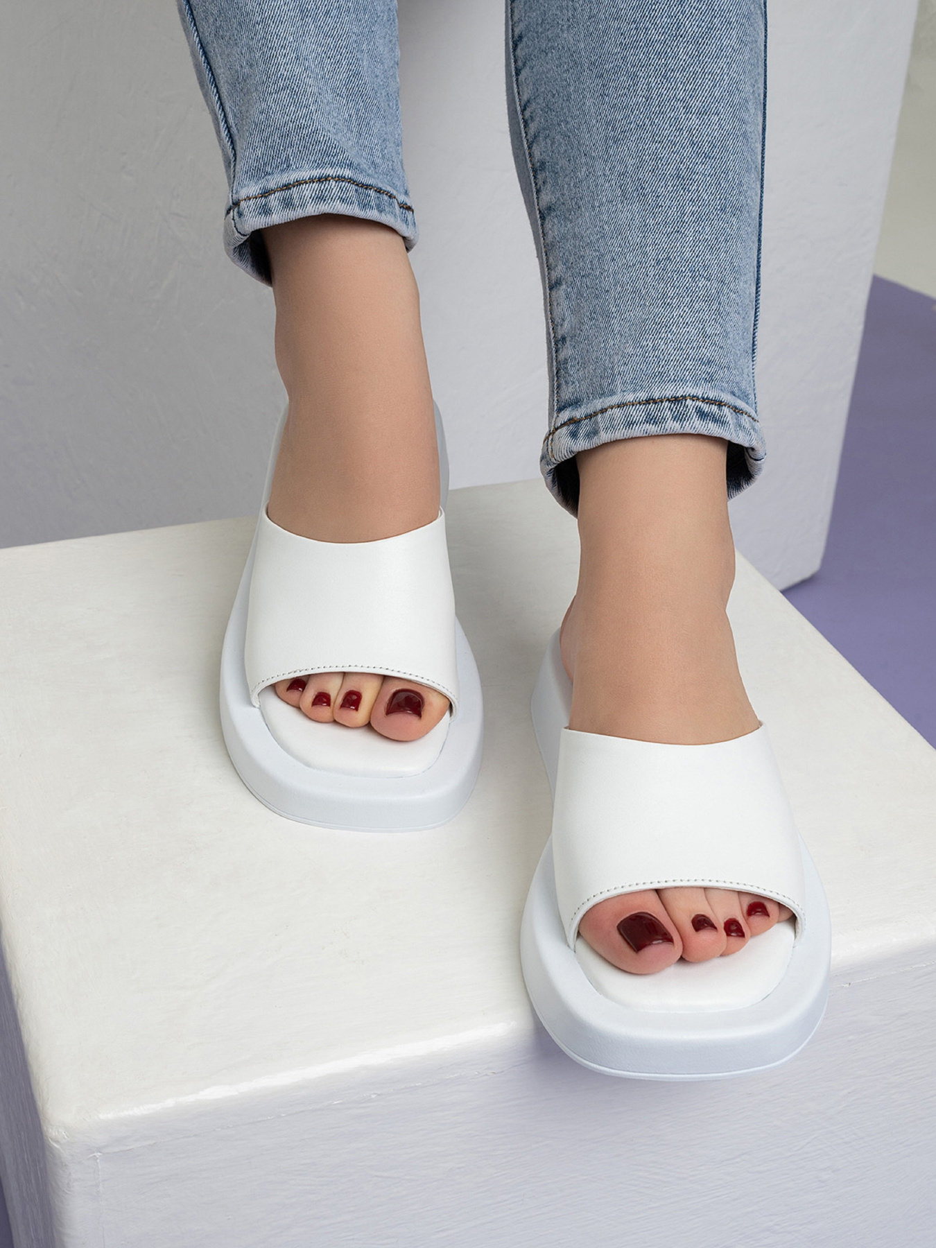 Шльопанці ISSA Plus модель OB2-490_белый Фото