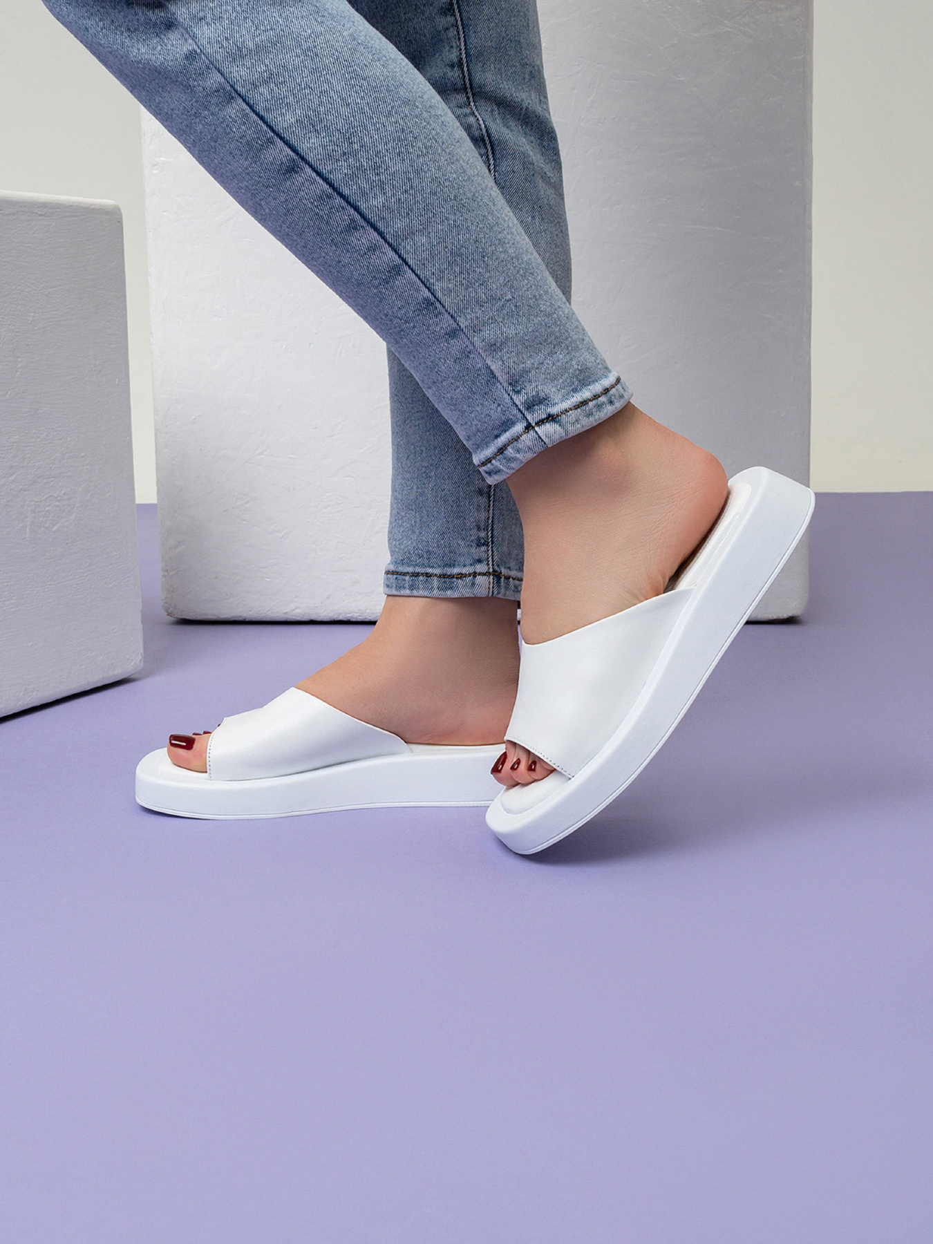 Шльопанці ISSA Plus модель OB2-490_белый Фото