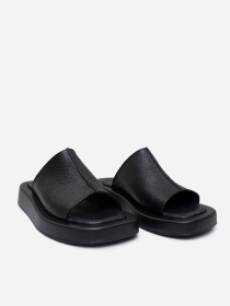 Шлепанцы ISSA Plus модель OB2-493_черный Фото