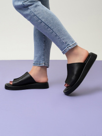 Шлепанцы ISSA Plus модель OB2-493_черный Фото