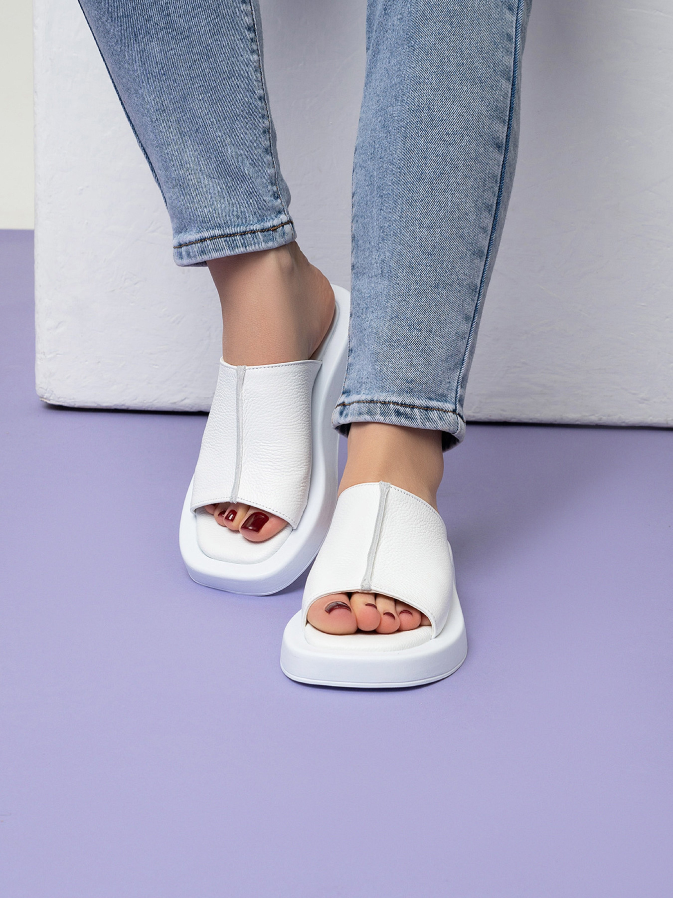 Шльопанці ISSA Plus модель OB2-493_белый Фото