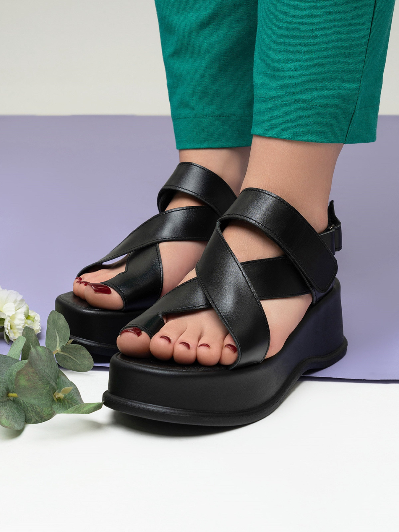 Босоножки ISSA Plus модель OB2-480_черный Фото