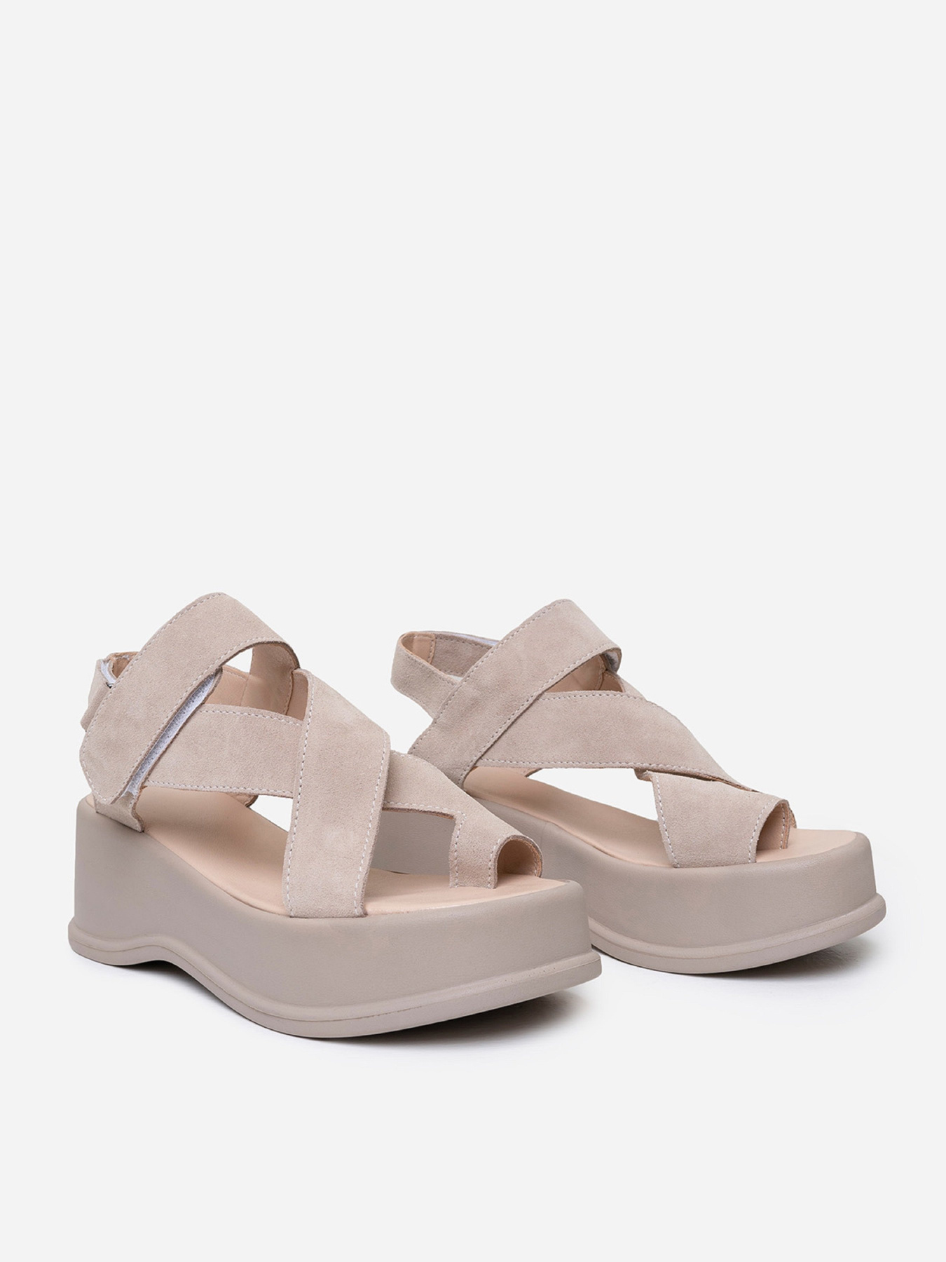 Босоніжки ISSA Plus модель OB2-481_бежевый Фото