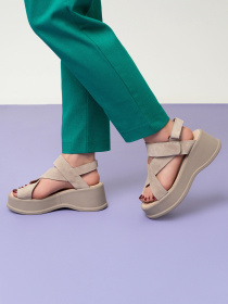 Босоніжки ISSA Plus модель OB2-481_бежевый Фото