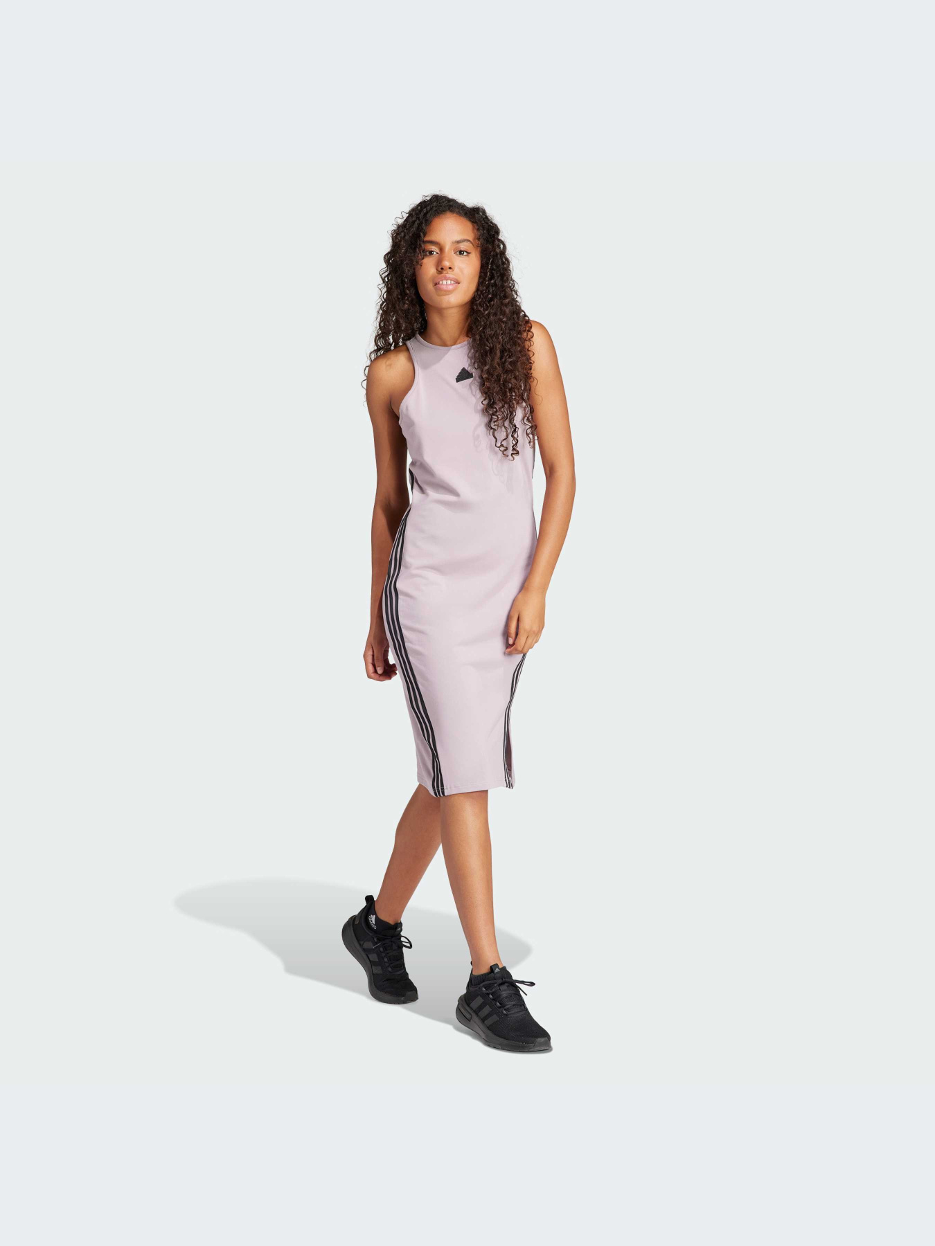 Платье миди Adidas 3 Stripes модель IS3657 Фото