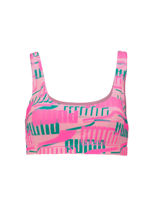 Верхняя часть купальника PUMA Swim Women Printed Scoo модель 938344 Фото